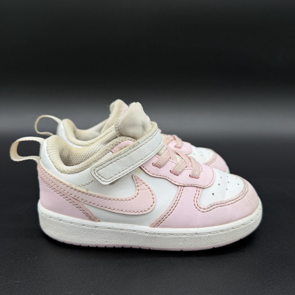 Nike Court Borough Low Recraft Toddler Size 8C Pink Athletic Shoes‎ Sneakers